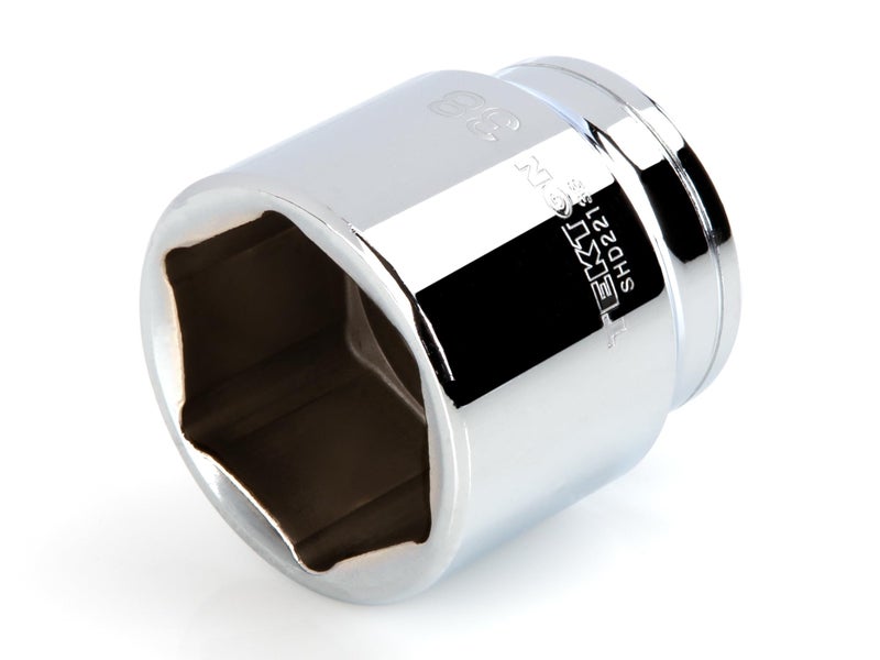 TEKTON 1/2 Inch Drive x 38 mm Shallow 6-Point Socket | SHD22138 - Image 1